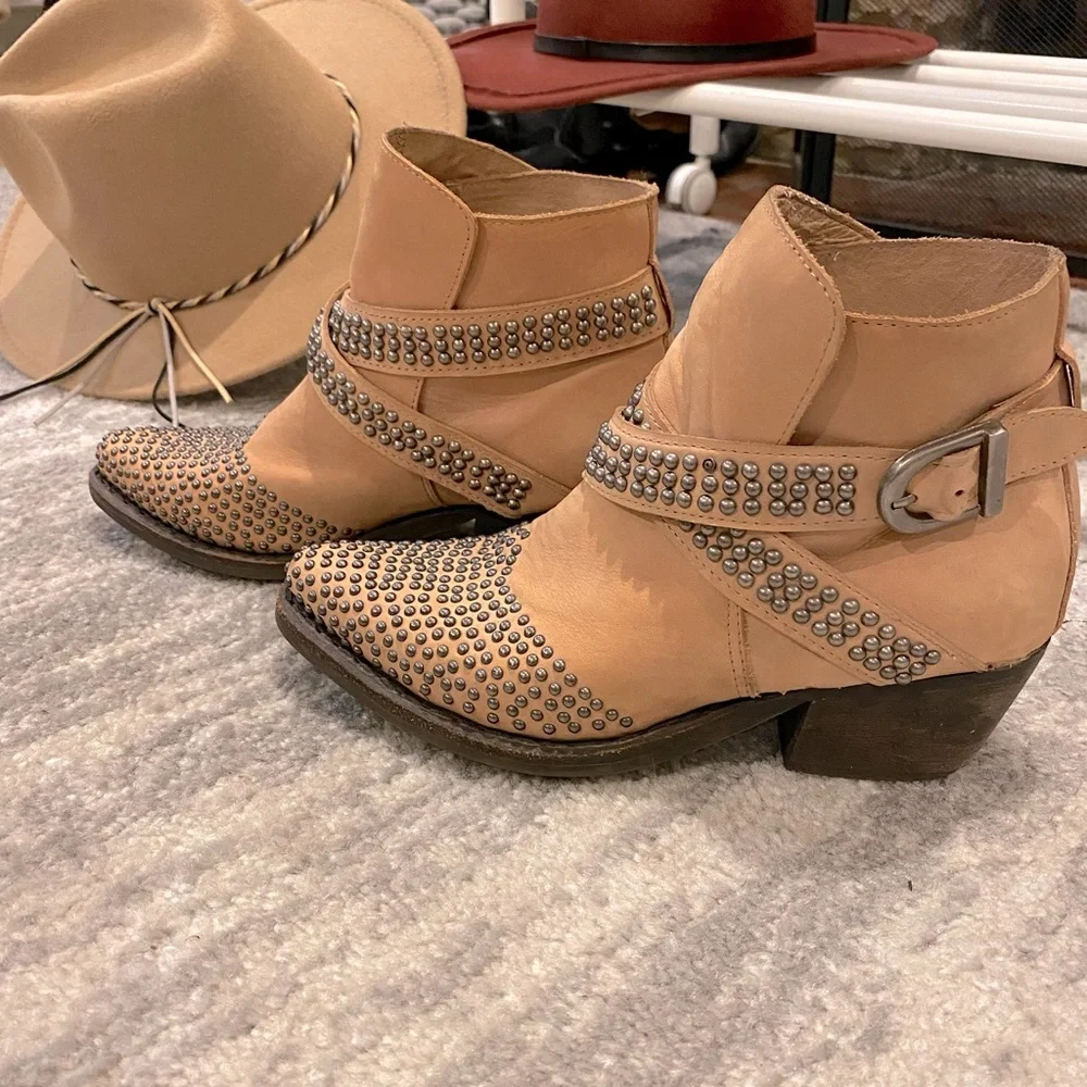 Free People Studded Boots - Picture 5 of 6